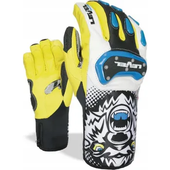 Rukavice Rukavice LEVEL RACE SPEED pánské lyžařské zimní kožené rukavice vel. S / 7