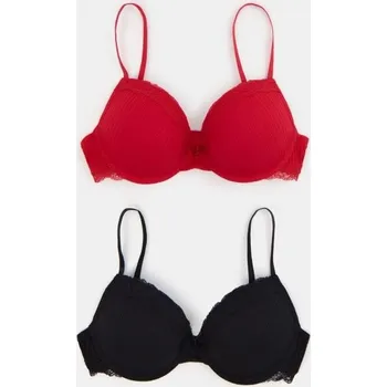 Podprsenka Sinsay - Push-up podprsenka 2 pack - vícebarevná - 984EZ-MLC - 984EZ-MLC-75A