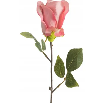 umělá květina Umělá květina dekorativní 53 cm růžová růže Eurofirany