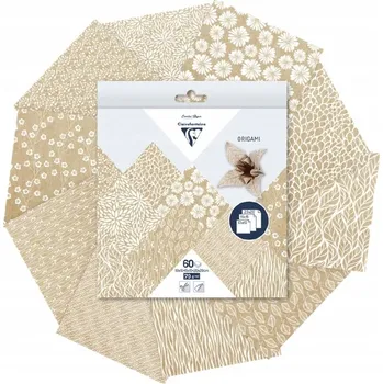Origami papír mix velikostí Clairefontaine 60 listů 70 g/m2