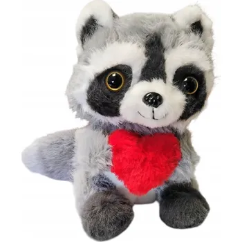 plyšák PLYŠOVÁ HRAČKA MÝVAL PLYŠÁK 22 CM PLYŠOVÝ MAZLÍČEK PŘÍTULNÍČEK SE SRDÍČKEM E2743 EMAJ