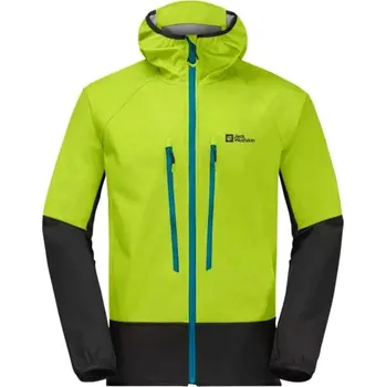Pánská větrovka JACK WOLFSKIN Bunda ALPSPITZE HOODY MEN l
