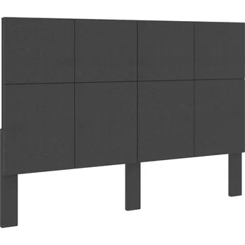 Ložnice Čelo postele tmavě šedé textil 140 x 200 cm IM_287476