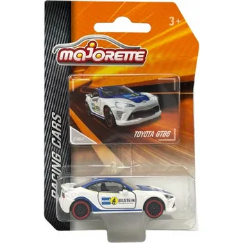 autíčko MAJORETTE RACING TOYOTA GT86 BÍLÁ 1:58 NOVÝ MODEL KOVOVÝ