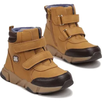 Dívčí zimní obuv Apawwa dětské sněhule hnědé, velikost 27