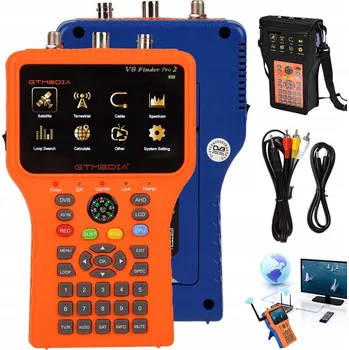 Zabezpečení domácnosti Měřič signálu satelitní a pozemní televize HD GTMEDIA V8 Finder Pro2