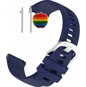Příslušenství k chytrým hodinkám Pásek Řemínek pro hodinky Mibro Watch GS, silikonová spona Stříbrná, tmavě modrá, nastavitelný