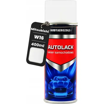 Barva ve spreji MITSUBISHI W16 NEW WHITE Sprej 400ml Akrylový Lak Bílý