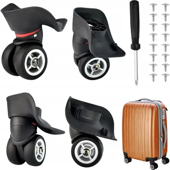 Bezpečnostní kamera OTOČNÉ KOLEČKO PRO KUFR, NÁHRADNÍ DÍL PRO OPRAVU BAGAŽE 4 kusů