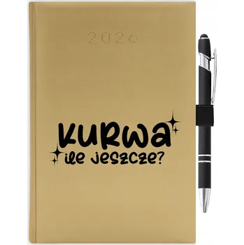 Kalendář Knižní kalendář 2026 A5 zlatý