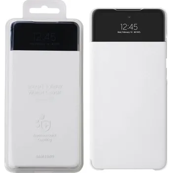 Pouzdro na mobilní telefon SAMSUNG GALAXY A72 POUZDRO VIEW WALLET COVER BÍLÉ ORIGINÁLNÍ