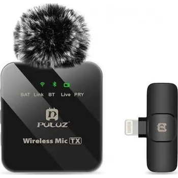 Mikrofon Bezdrátový klopový mikrofon 2,4 GHz Lightning (vč. Aku) (PULUZ)