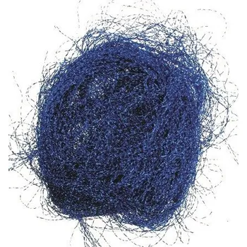 Vánoce Andělské vlasy krepaté - modré - 3153-04