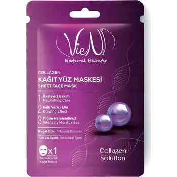 Pleťová maska MASKA V PLÁTKU na obličej KOLAGEN - Vien