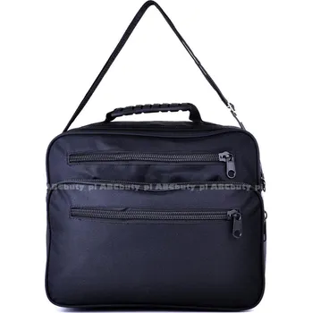 G1-17 ČERNÁ PÁNSKÁ TAŠKA PŘES RAMENO DO PRÁCE HORIZONTÁLNÍ TAŠKA A4 36x30x18cm 17L