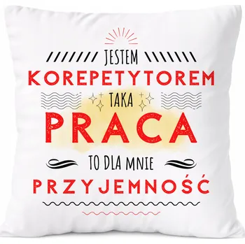 Polštář Dárek Polštář Ambassador s potiskem , bílý PoliDraw