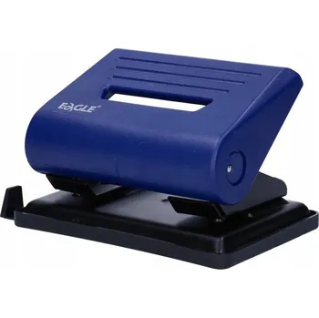 Děrovačka Děrovačka kancelářská Eagle kovová děrovačka na papír modrá
