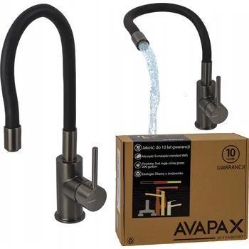 Vodovodní baterie Stojánková kuchyňská baterie Avapax LAPUR černá