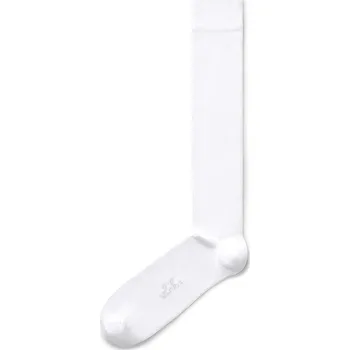 Dámské ponožky Vlnka Bavlněné kompresní podkolenky bílá velikost 47-48