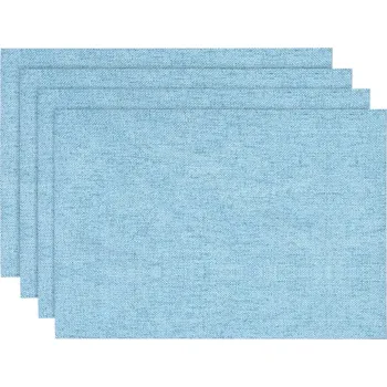 prostírání Artoid Mode Prostírání na Stůl Sada 4 Kusů Dekorativní 30x45 cm Modré