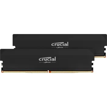 Externí pevný disk Crucial Pro DDR5 32GB RAM 2x16GB 6400MHz Black Herní paměť pro stolní PC Přetaktování Kompatibilní s Intel XMP 3.0 a AMD EXPO OEM