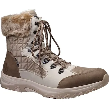 Dámské polobotky Zimní vycházková obuv-kotníková, Rieker, béžová: 29 43 (27866-27866)
