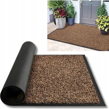 Hotová gumová textilní rohožka 40 x 60 cm