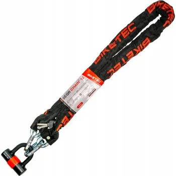 Motozámek BIKETEC SEQR Řetěz CP 1,5M 12MM zámek blokace na motorku skútr čtyřkolku