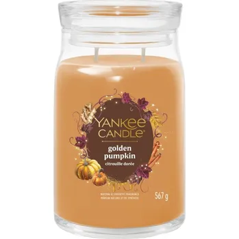 Svíčka Yankee Candle Signature Golden Pumpkin