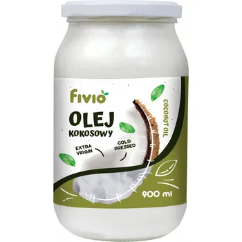 Rostlinný olej Kokosový olej nerafinovaný fivio 900 ml