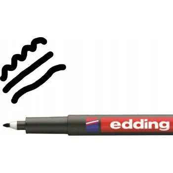 Permanentní popisovač Edding černý 1 ks