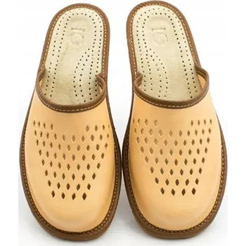 Pánské pantofle Pánské Kožené Domácí Papuče Klasické Nazouváky Pantofle Nazouváky vel. 43