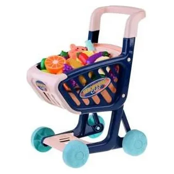 Hra na obchod Nákupní vozík + zelenina/ovoce na krájení