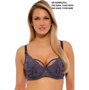 Dámské oblečení Gaia podprsenka polovyztužená šedá velikost 95C