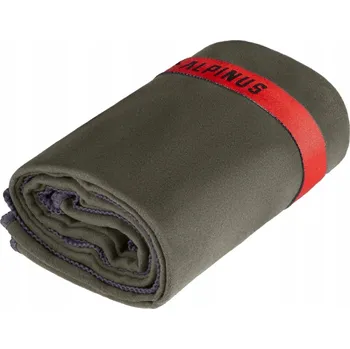 Prostěradlo Ručník Alpinus Costa Brava 60x120 cm khaki, rychleschnoucí, mikrovlákno