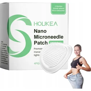 Náplast 4 ks NÁPLASTI NA HUBNUTÍ SPALOVÁNÍ PŘÍRODNÍ SLOŽKY v Nano Microneedle