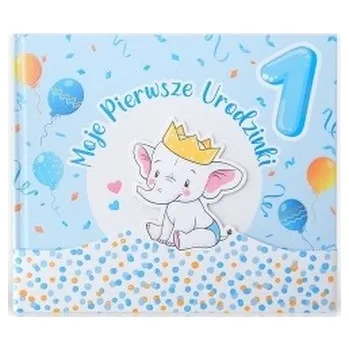 Archivační box Album A4 Roczek, niebieski słonik U/002