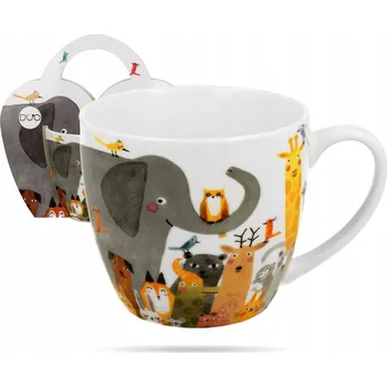 Hrnek Psí svět Zvířata v košíčku 460 ml porcelán DUO