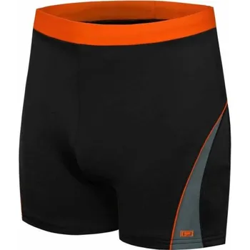 Pánské plavky SHEPA 059 pánské plavky černo-oranžové xxl