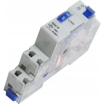 Jistič AUTOMATICKÝ JISTIČ S ČASOVAČEM A SENZOREM NA DIN LIŠTU 16A PRO ELEKTRICKOU INSTALACI