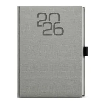 Diář Týdenní diář 2026 Fabric - A5, šedý