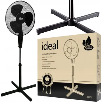 Domácí ventilátor Podlahový ventilátor Eldom IDEAL černý