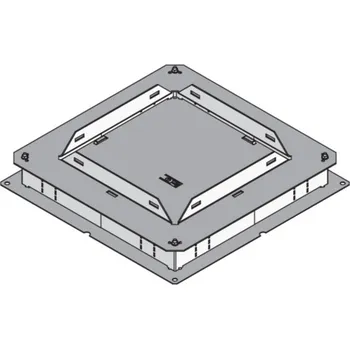 Elektroinstalační krabice PUK UBDHB250 38-259V Instalační krabice do betonu, trojitá, čtvercová