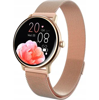 Hodinky Zlatá Bella Y86 EKG Amoled Glukóza Puls Tlak