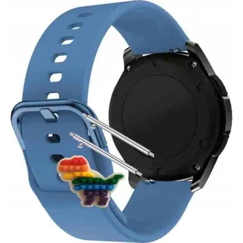 Pouzdro na mobilní telefon Pásek Řemínek pro Motorola Moto Watch 70, Silikon Modrý Poutko, nastavitelný