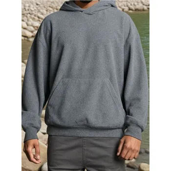 Pánská mikina Sinsay - Mikina s&nbsp;kapucí - šedá - 930EU-9MM - 930EU-9MM-3XL