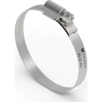 hadicová spona Hadicová spona 20-32 ( objímka W2 - nerezová ocel ) šířka 9 mm (blistr) TEGER (8 kusů)