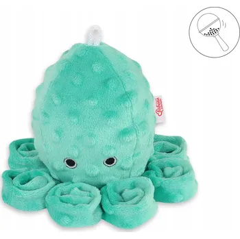 plyšák Plyšový Mazlíček Přítulníček Chobotnice s chrastítkem - mátová - mi