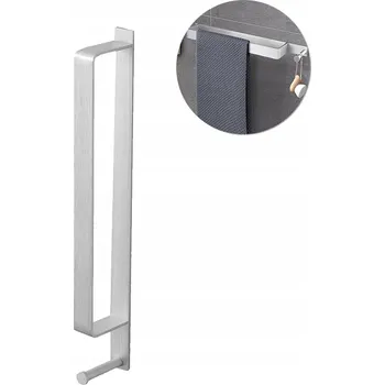 Držák na ručník DŁ/WSZ4 Matný věšák na ručníky bez vrtání s držákem, 43,5 cm