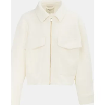 Dámská casual bunda Firetrap Short Boucle Shearling Jacket Cream 12 (40)